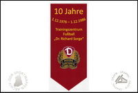SG Dynamo Dresden Heide Wimpel Sektion Fussball 10 Jahre