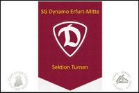 SG Dynamo Erfurt Mitte Wimpel Sektion Turnen