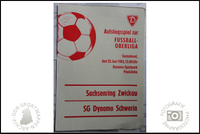 SG Dynamo Schwerin Programm Fussball alt