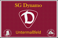 SG Dynamo Unterma&szlig;feld Fahne