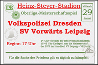 SV Vorw&auml;rts Leipzig Dokument